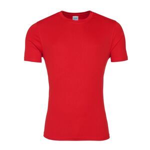 AWDis Just Cool Mens Smooth Short Sleeve T-Shirt / Fire Red